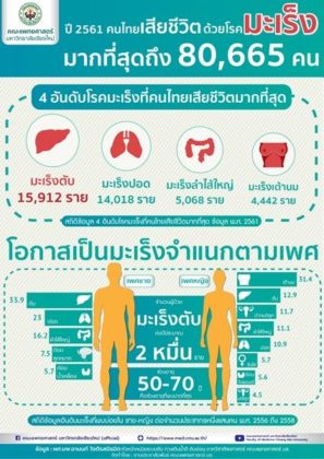 มะเร็งตับพุ่ง ผู้ป่วยเพิ่ม 2 หมื่นรายต่อปี ครองแชมป์อันดับ 1 ในเพศชาย ...